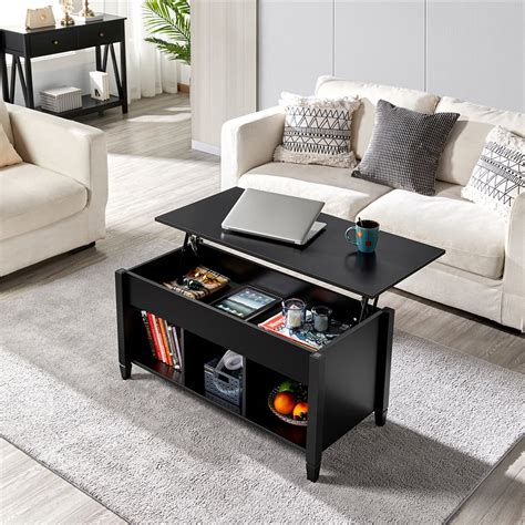 Offers Black Lift Top Coffee Table